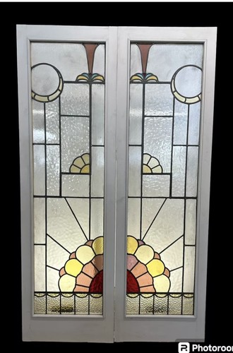 Art deco stained glass - deco,