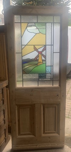 Old original victorian stained - original,
