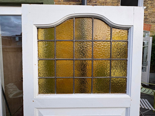 Reclaimed leaded glass - -,