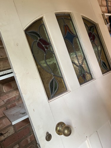 Old original victorian stained - old,