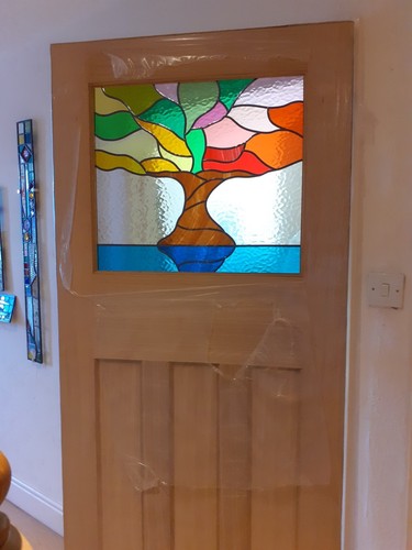 Stained glass internal door - stained,